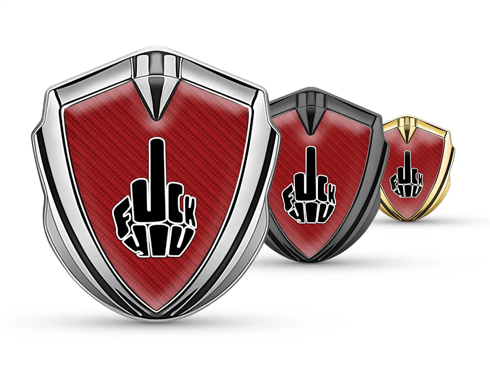 Emblem Car Badge Customizable Glossy Finish